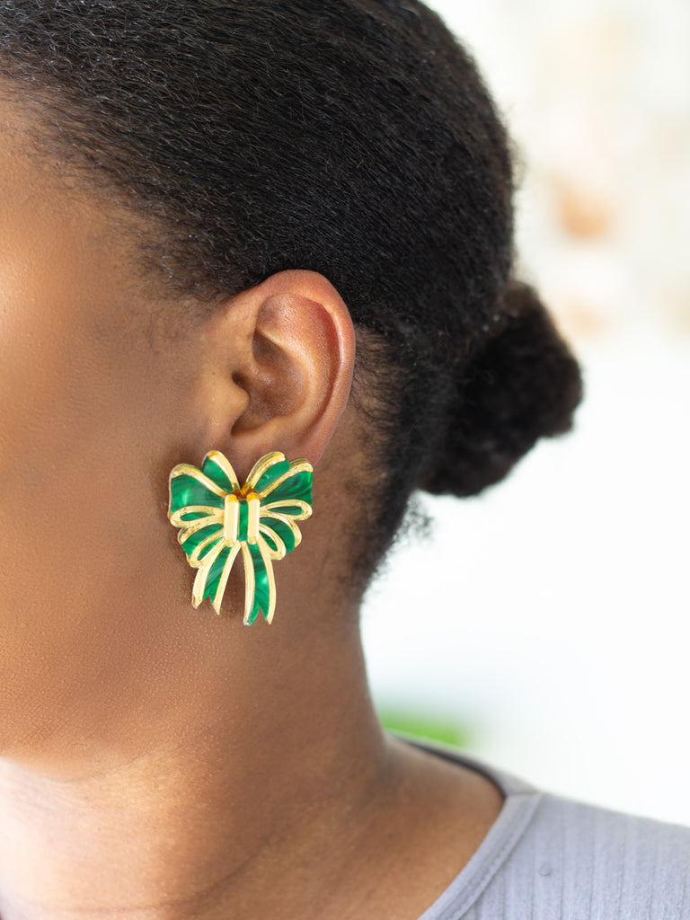 Festive Bow Earrings Mix N Match - made to order